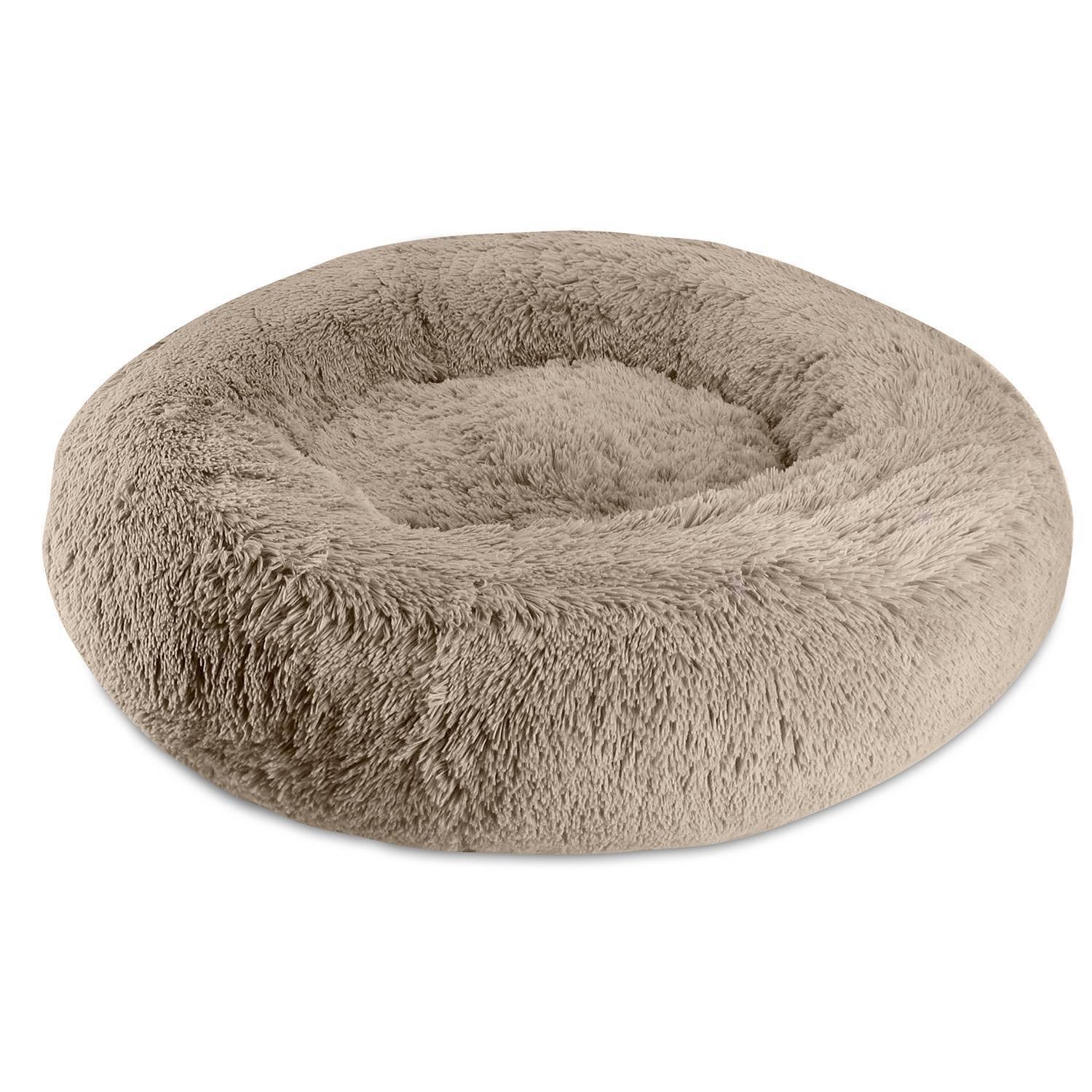 Canine Creations Arlee Donut Round Pet Dog Bed - Brown