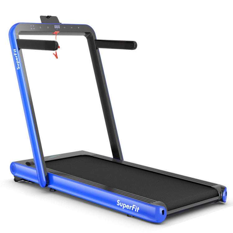 Costway 4.75HP 2 In 1 Folding Treadmill with Remote APP Control - Sports Supplies Online Store