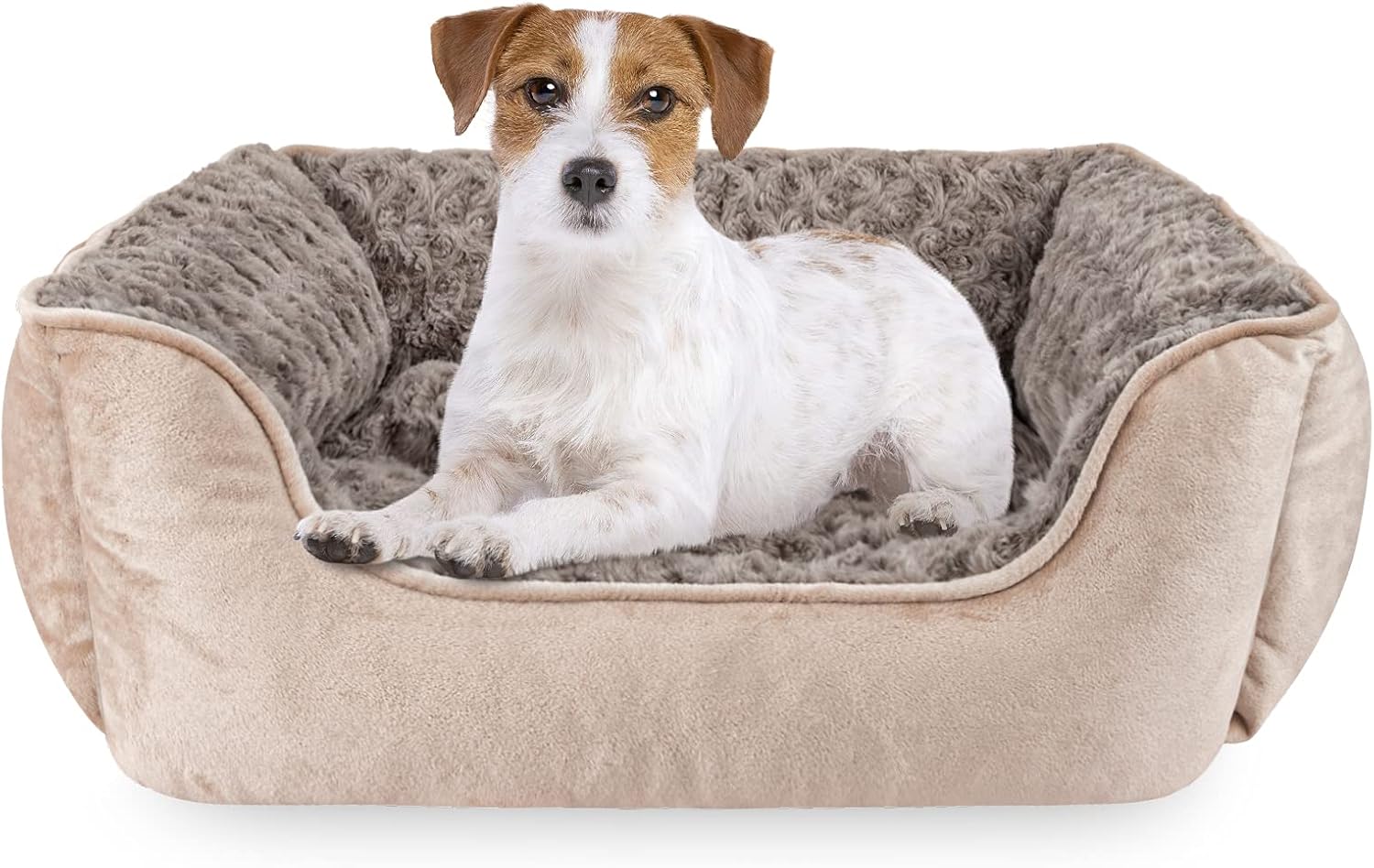 JOEJOY Rectangle Dog Bed for Large Medium Small Dogs Machine Washable Sleeping Dog Sofa Bed Non-Slip Bottom Breathable Soft Puppy Bed Durable