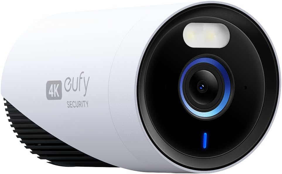 eufy Security eufyCam E330 (Professional) Add-On Camera, Outdoor Security Camera, 4K Resolution, 24/7 Recording, Plug-in, Enhanced Wi-Fi