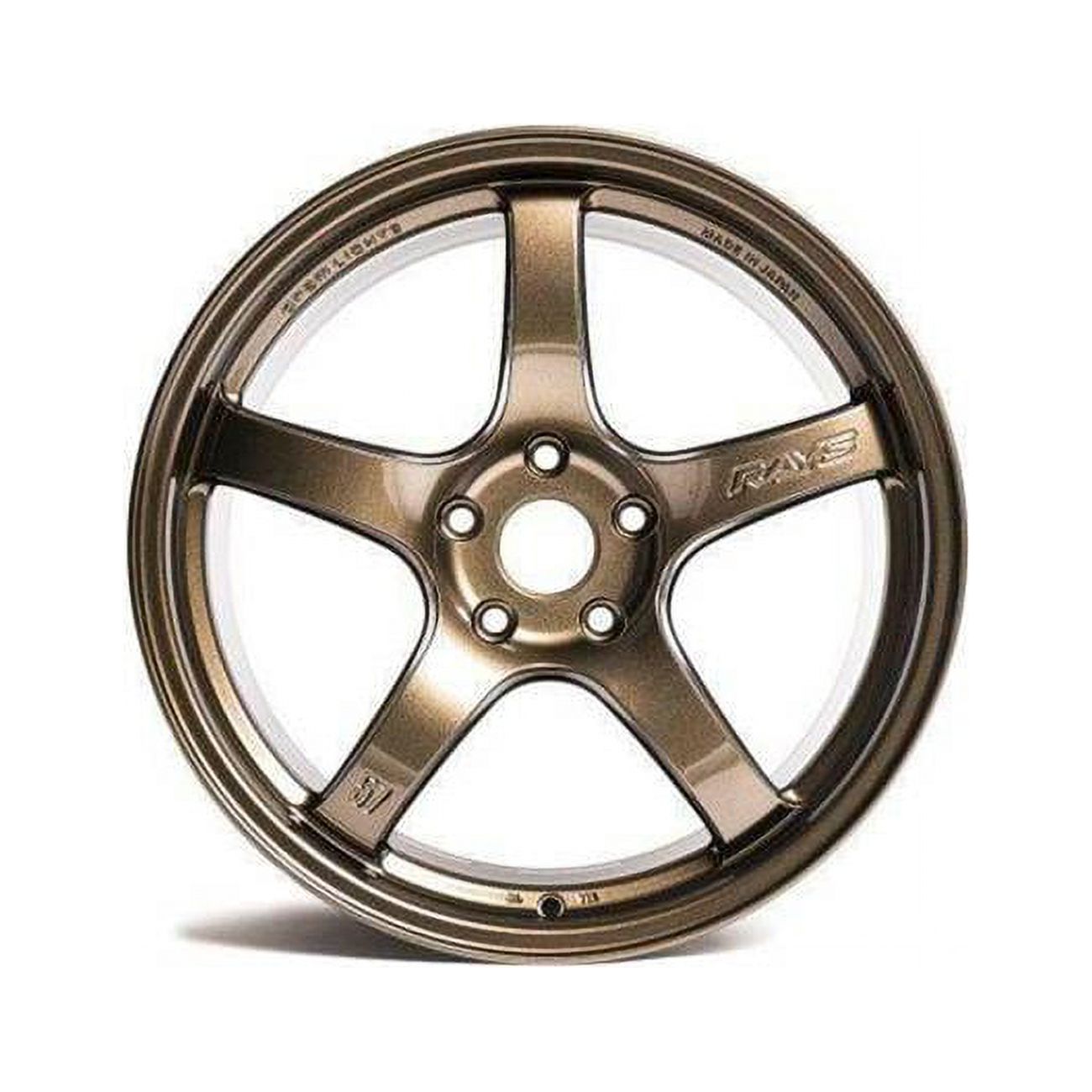 18 x 9.5 in. 57CR Plus 38 5 x 114.3 mm Almite Gold Wheel