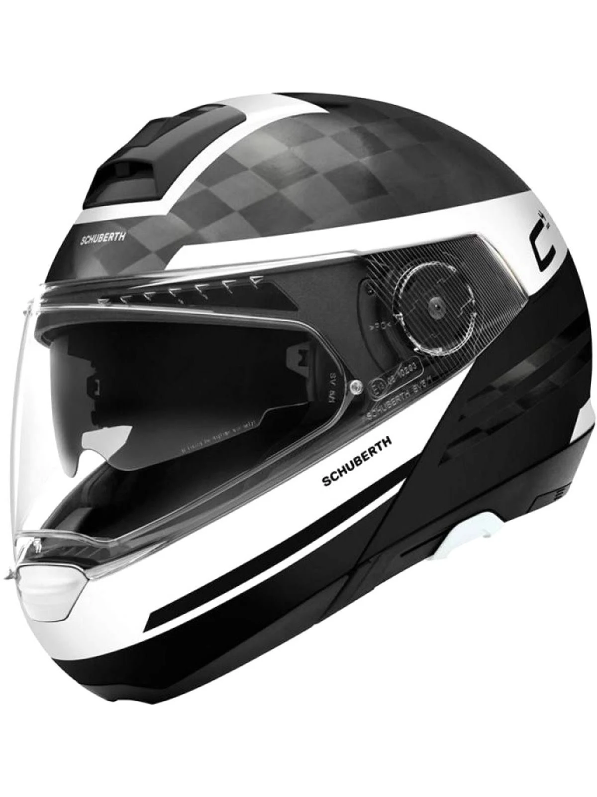 Schuberth - Helmet C4 Pro Carbon Tempest White - Size Xs