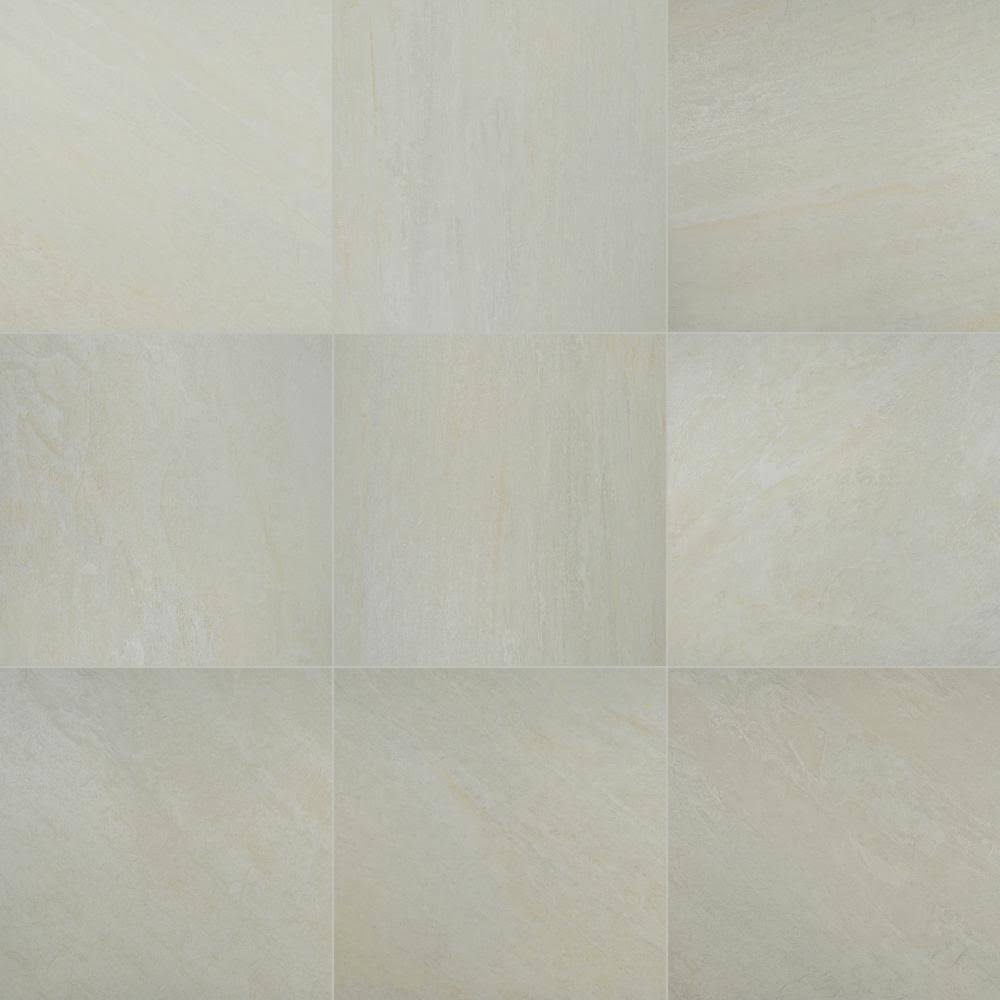 MSI Quartz White 24 in. x 24 in. Matte Porcelain Floor and Wall Tile (16 Sq. ft./Case)