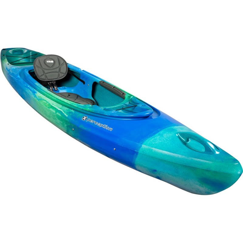 Perception Sound 9.5 Deja Vu Sit-Inside Recreational Kayak Blue - Canoes/Kayaks/Sm Boats at Academy Sports