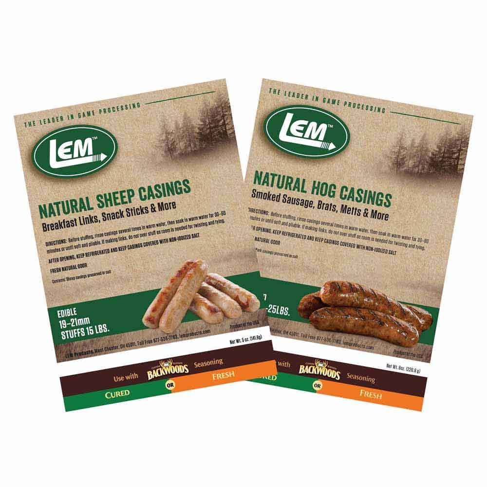 Natural Casings - Natural Hog Casing - 1 Hank (32 - 35mm)