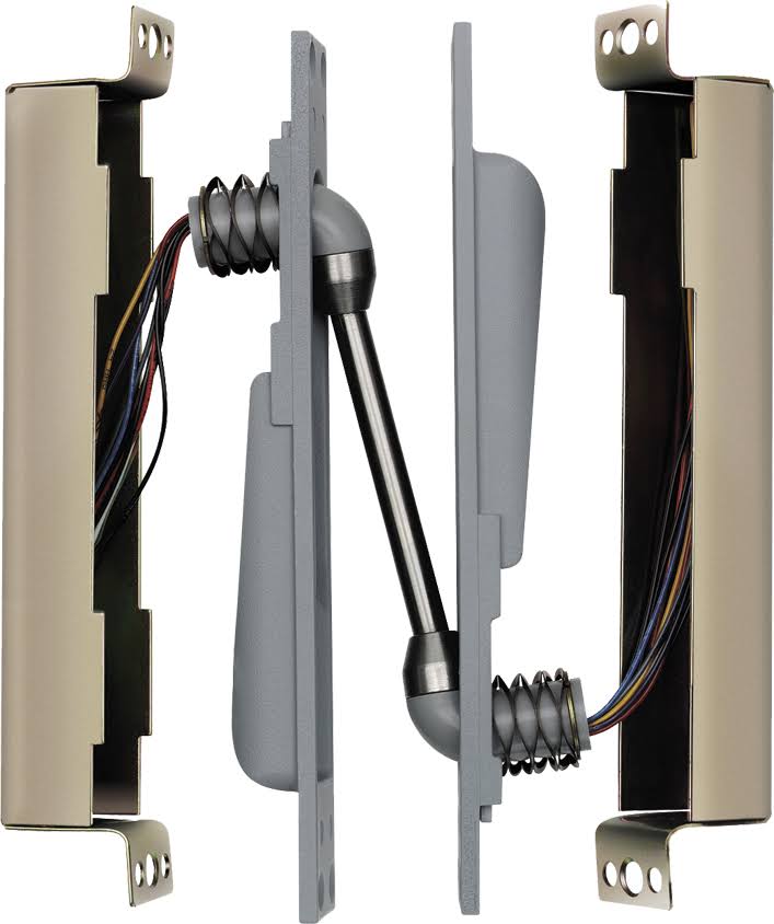 Von Duprin EPT-10 Electric Power TRANSFER with Ten 24 Guage Wires Satin Aluminum EPT10-28