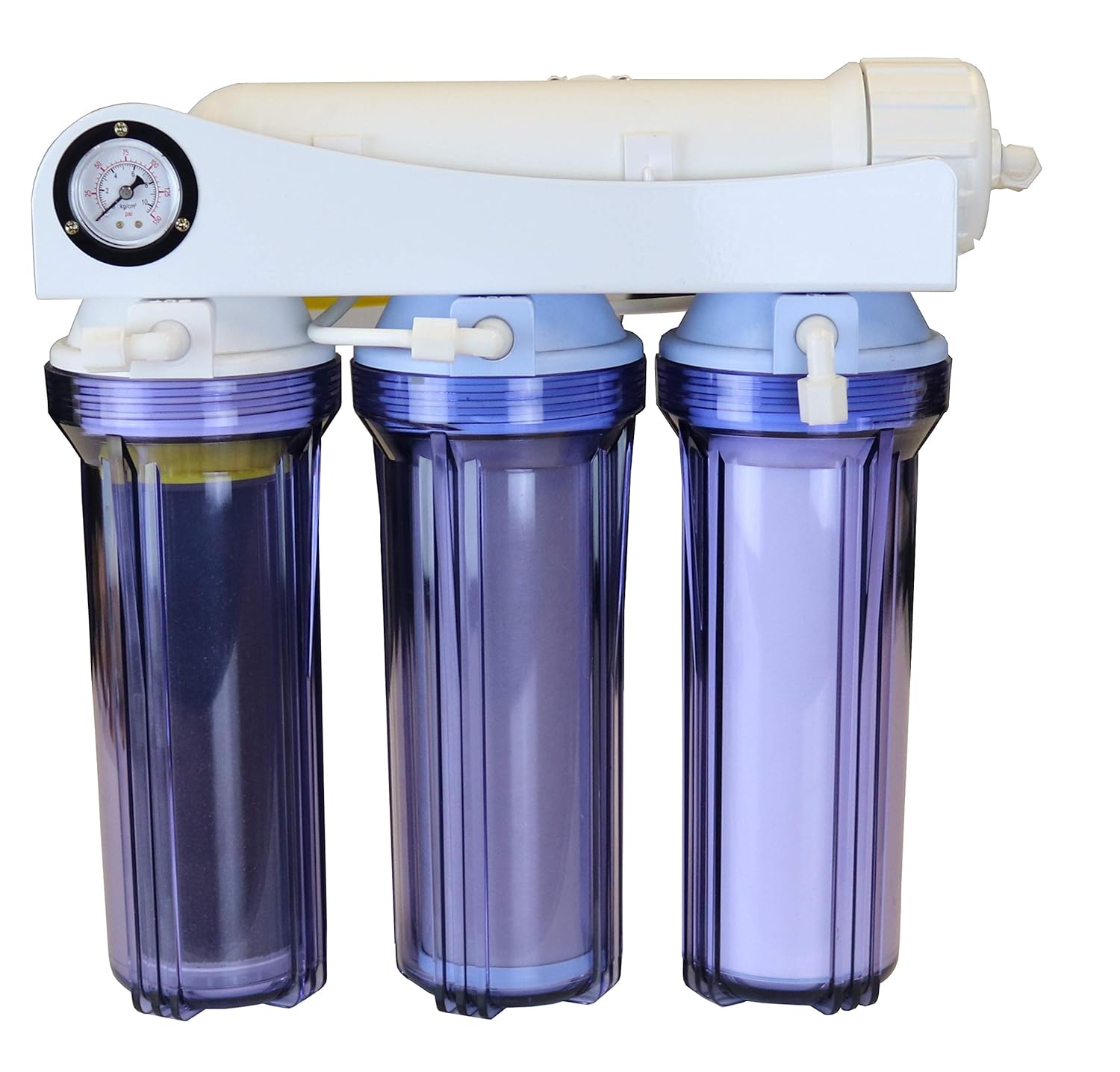 RO + DI High Efficiency 1 to 1 Ratio 100 GPD Reverse Osmosis + DI Water Purification System Made by Koolermax USA for Aquarium, Reef, Aeroponics