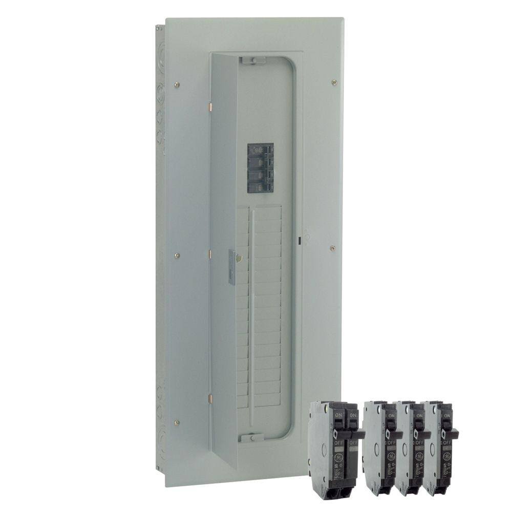 GE 200 Amp 32-Space 40-Circuit Indoor Main Breaker Load Center Value Kit TM3220CCUB1K - Megean