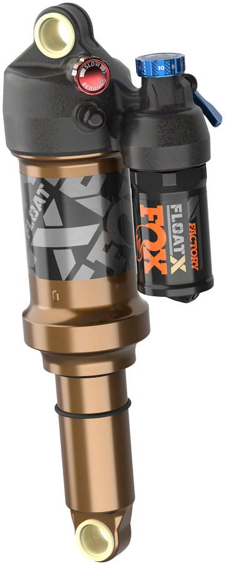 FOX FLOAT X Factory Rear Shock - Metric, 210 x 50 mm, EVOL LV, 2-Position Lever, Kashima Coat - Radiant Selections