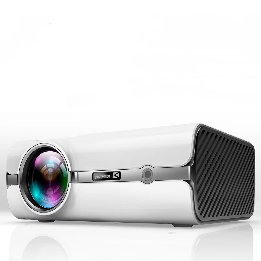 Vivimage C460 Mini Movie Projector, HD Video Projector 1080p Supported, Portable Home LCD Projector - Curated Treasures Market