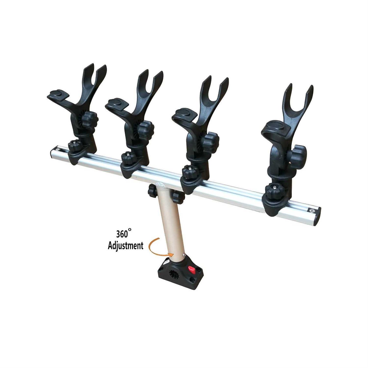 Brocraft Crappie Rod Holder System with Deck/Side Mount - Sports Supplies Online Store