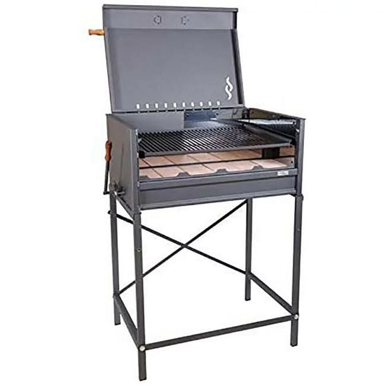 Nuke  30in. Argentinian-Style Gaucho Grill - Black - 26in.