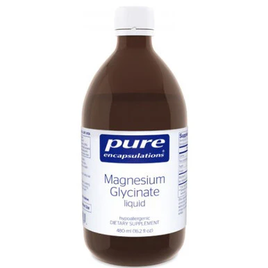 Pure Encapsulations Magnesium glycinate liquid 480 ml - Kansas Nuitrition - HNZSDS