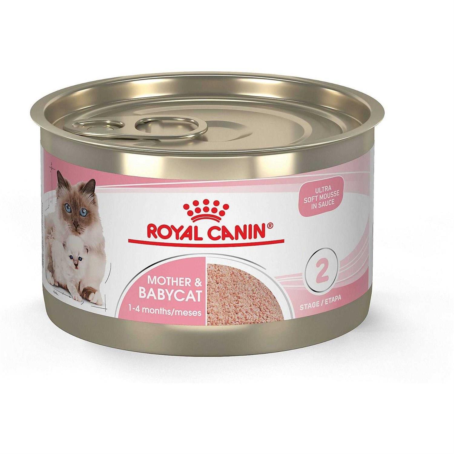 Royal Canin Feline Health Nutrition Mother &amp; Babycat Ultra Soft Mousse in Sauce Canned Cat Food - Pet Supplies online store