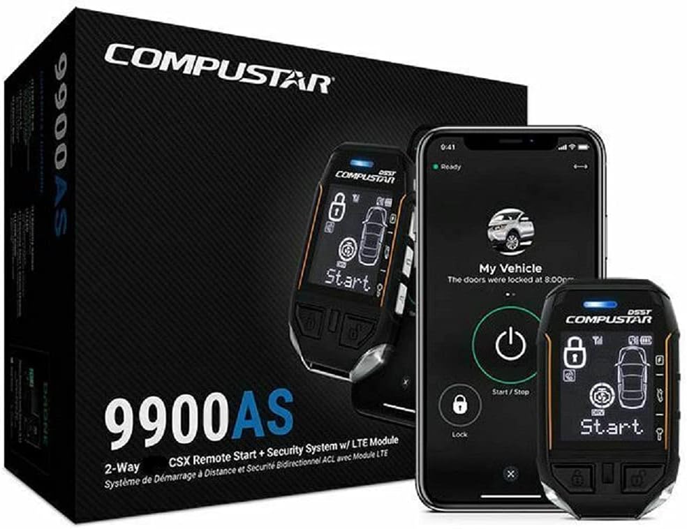 CSX9900AS Compustar 2-Way CSX Remote Start+Security W/LTE New!
