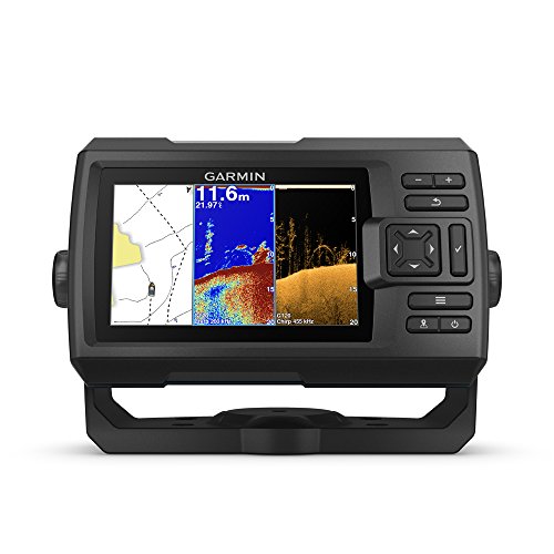 Garmin 010-01872-00 STRIKER 5CV with Transducer, 5" GPS Fishfinder, CHIRP Traditional And ClearVu Scanning Sonar Transducer