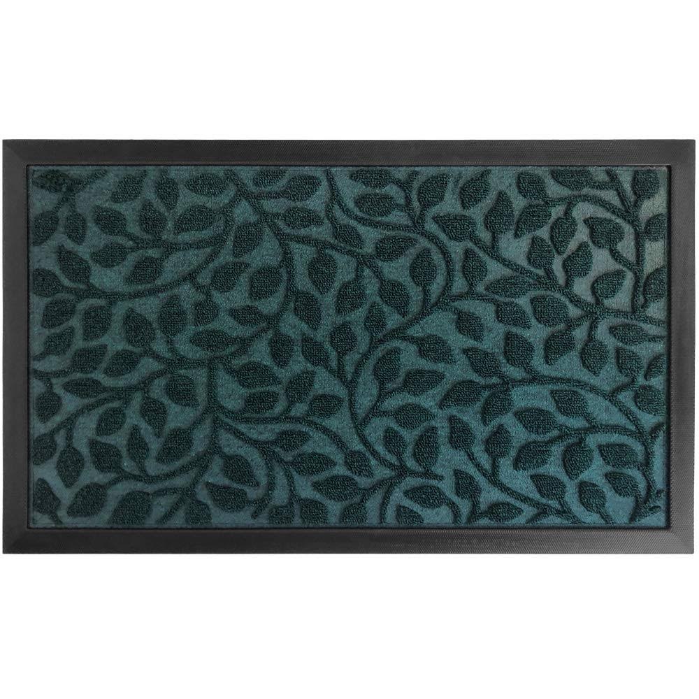 Gorilla Grip Original Durable Natural Rubber Door Mat, Waterproof, Low Profile, Heavy Duty Doormat for Indoor and Outdoor, Easy