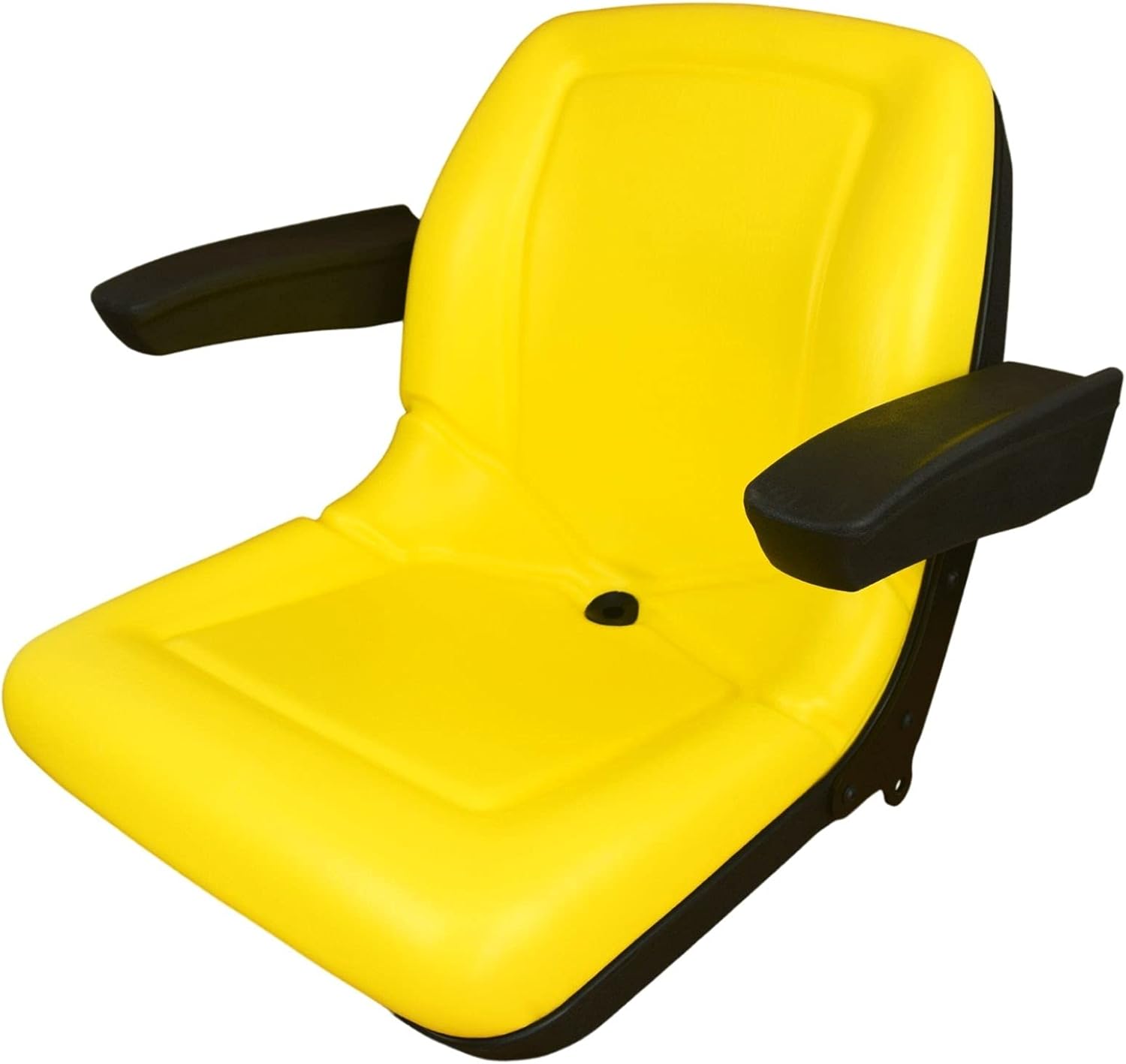 TRAC SEATS Yellow Tractor Seat with Armrests for John Deere JD 4200 4300 4400 4500 4600 4700 4210 4310 4410 4510 4610 4710 LVA10029 (SAME DAY