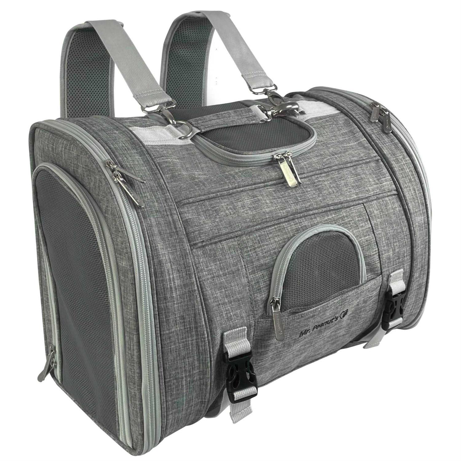 Mr. Peanut&amp;s Monterey Series Convertible Backpack Airline Approved Pet Carrier - Pet Supplies online store