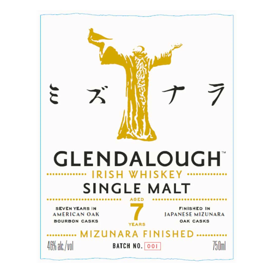 Glendalough 7 Year Old Mizunara Finish Irish Whiskey 750ml - Nestor Liquor