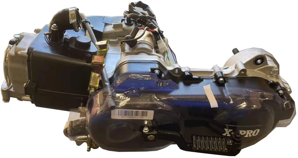 X-PRO 50cc 4-stroke short case GY6 Scooter Engine Auto w/CVT Transmission, Electric/Kick starter for 50cc Scooters - Curated Treasures Market