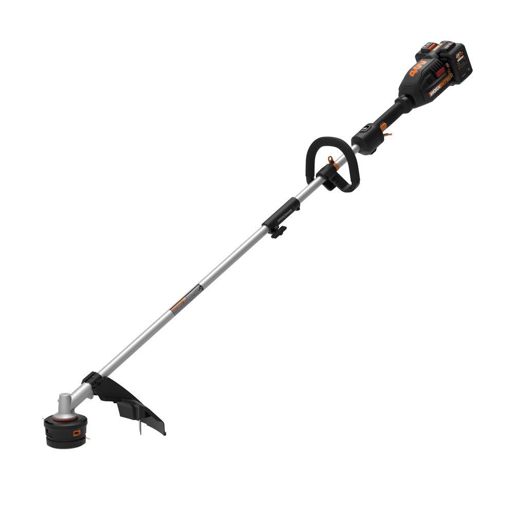 Worx Nitro WG186 40V Power Share Pro Attachment-Capable Driveshare 15x22 Cordless String Trimmer