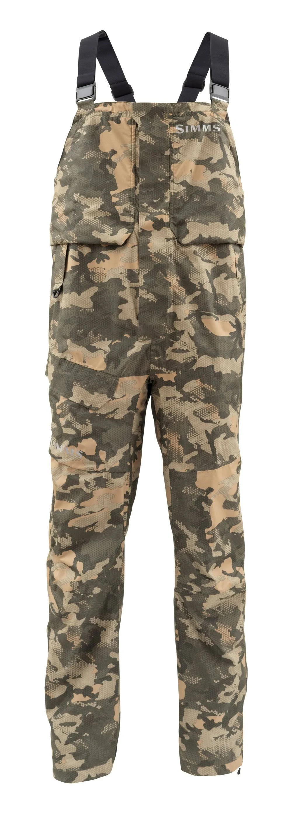 Simms Challenger Bib - Hex Flo Camo Timber,4XL