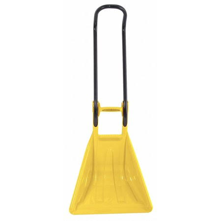 True Temper Snow Pusher, Polycarbonate Blade Material, 20 in Blade Width, 19 in Blade Height - 193025500