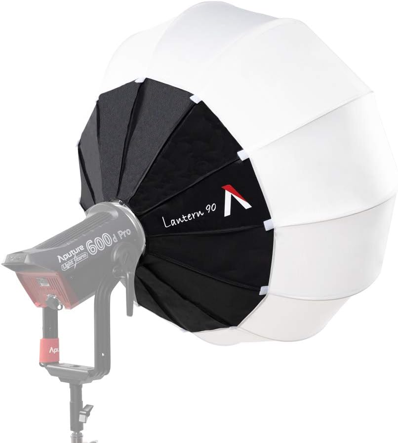 Aputure Lantern 90 Softbox Soft Light Modifier Bowens Mount for Mark II 120D II 300D II 300X LS60D&60X 100D&100X 200D&200X and Other Bowens Mount