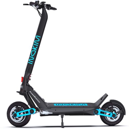 INOKIM OXO Super Electric Scooter for Adults 40 MPH, 2x1000W (2600W Max) Motor, 68 Miles Range, 10" 6 Light System Air Filled Tires