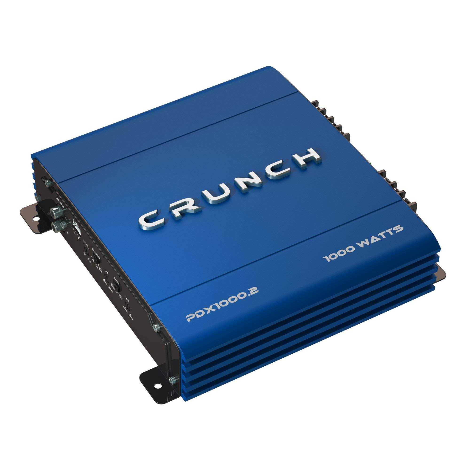 Crunch Powerdrivex 1000 Watt 2 Channel Exclusive Blue A B Car Stereo Amplifier