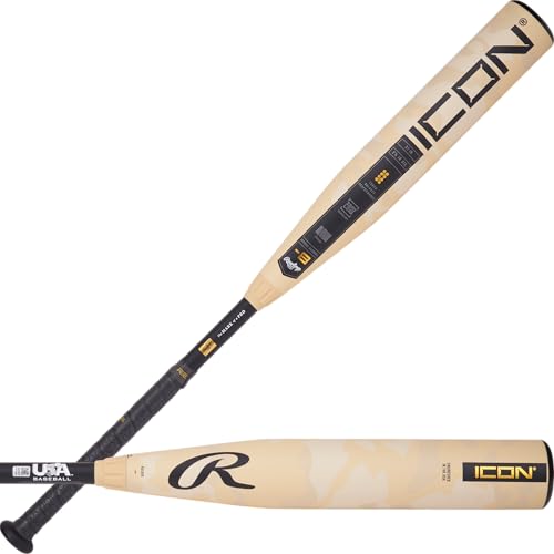 Rawlings | 2025 | ICON Baseball Bat | USA | -12 / -10 / -8 Drop | 2 5/8' Barrel | 2 Pc. Composite