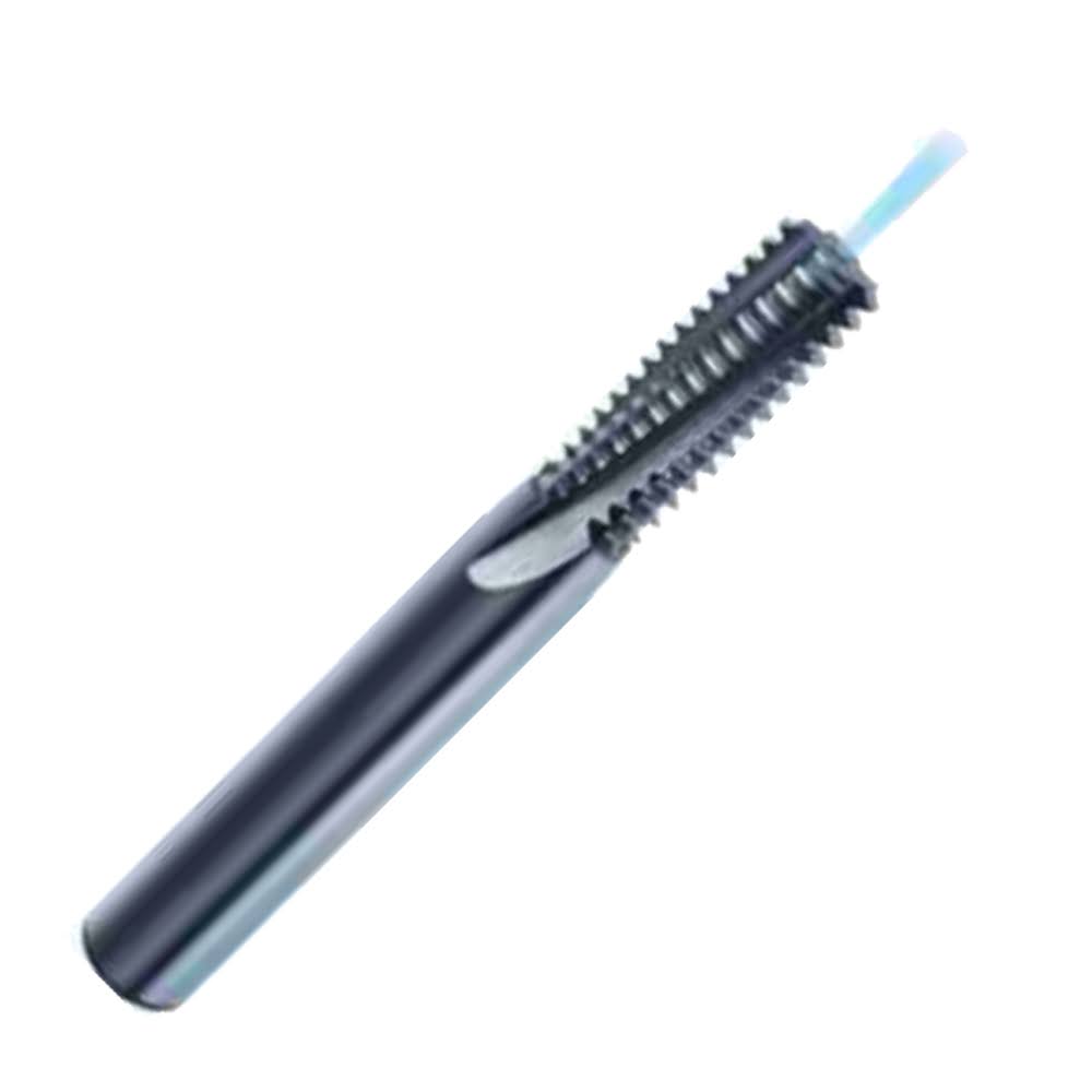 GUHRING Inc. 1/4-20 Spiral Flute 2xD Standard Carbide Thread Mill, 3 Flutes, TiCN Coated, Coolant Through
