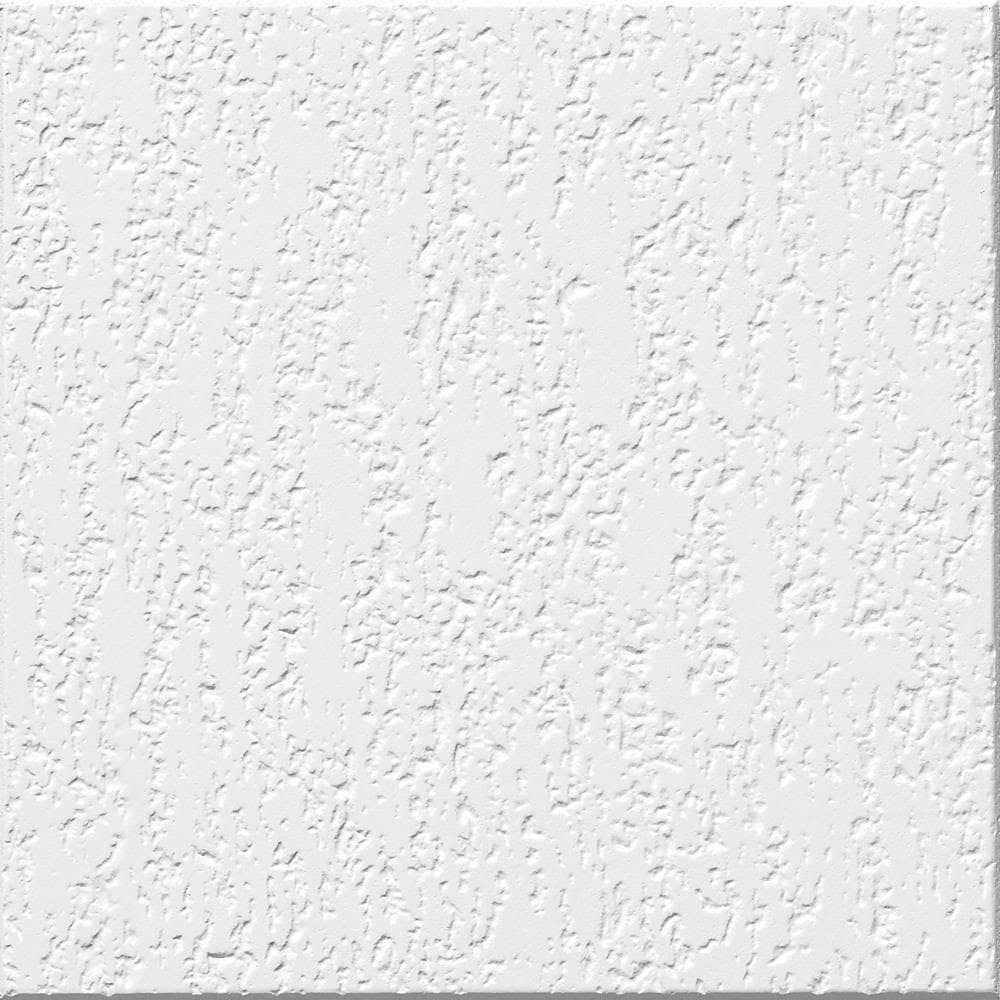 Armstrong Ceilings 12-in x 12-in Impression 40-Pack White Textured Surface-Mount Acoustic Ceiling Tiles | 1134G - Megean