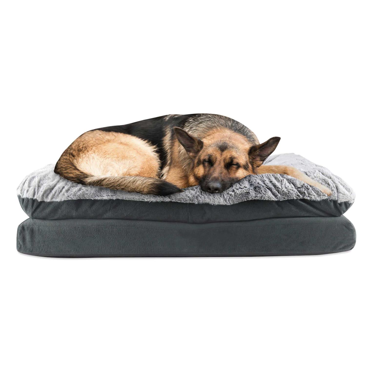 Canine Creations Arlee Pillow Topper Rectangle Pet Dog Bed - Pet Supplies online store