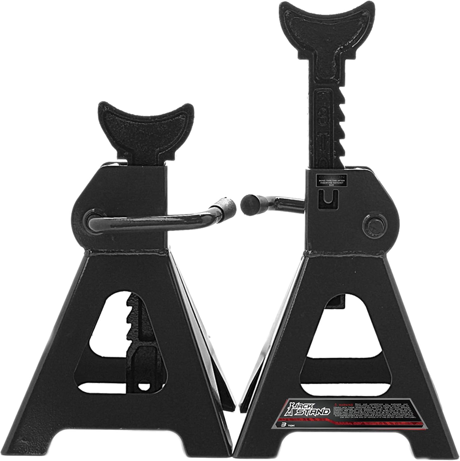 Apextreme Steel Jack Stands 6 Ton Capacity,1 Pair Self-Locking Design Jack Stands…