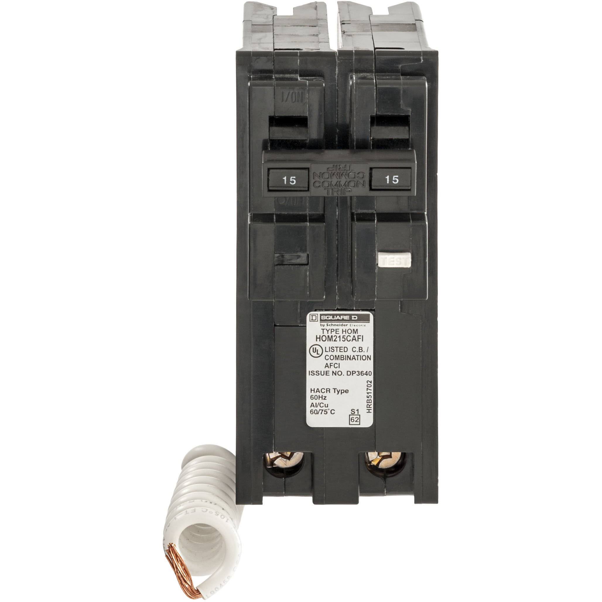 Square D by Schneider HOM215CAFIC Homeline 15 Amp Two-Pole CAFCI Circuit Breaker