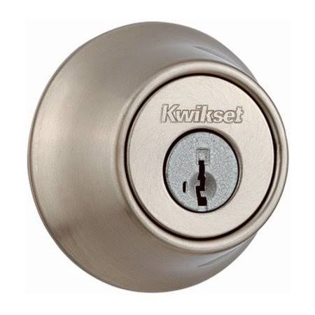 Kwikset 660 15 SMT RCAL RCS Security Single Cylinder Deadbolt Satin Nickel
