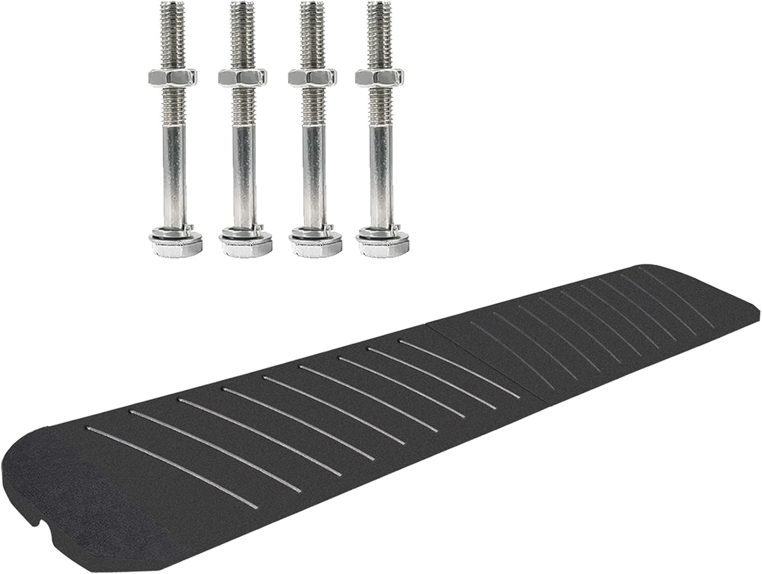 VEVOR Curb Ramp, 2 Pack Rubber Driveway Ramps, Heavy Duty 32000 lbs Weight Capacity Threshold Ramp
