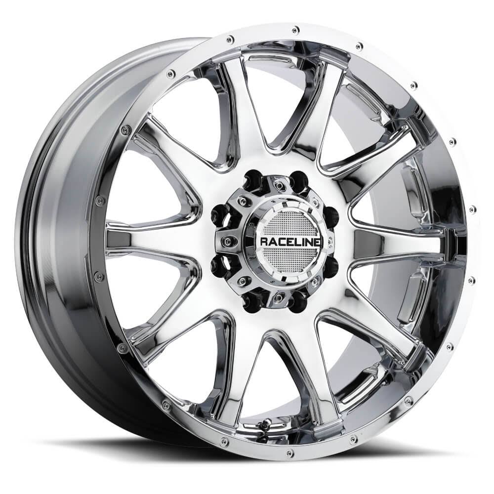 Raceline 930C Shift 18x9 8x180 +18mm Chrome Wheel Rim