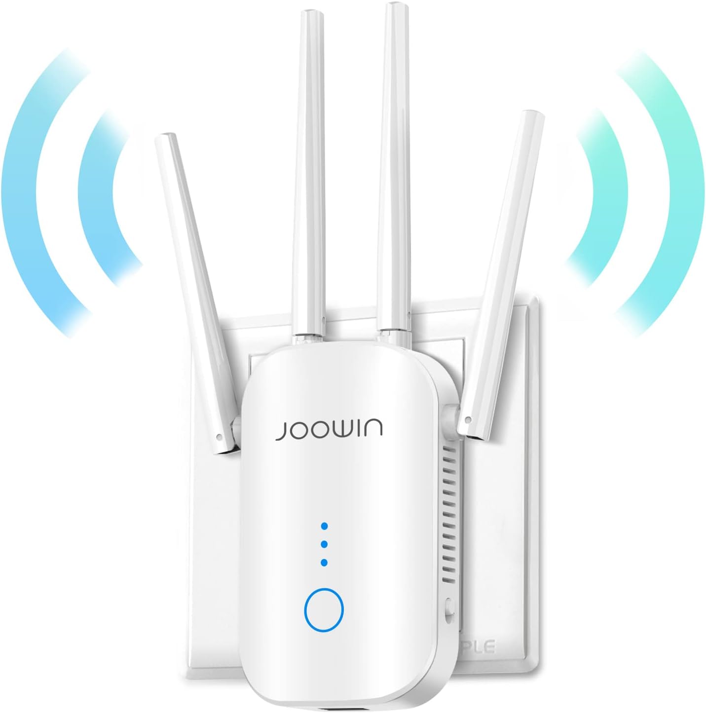 WiFi Booster WiFi Extender - WiFi Range Extender, Speed Up to 1200Mbps, Covers up to 3300 Sq.ft, Connects Up to 35 Devices