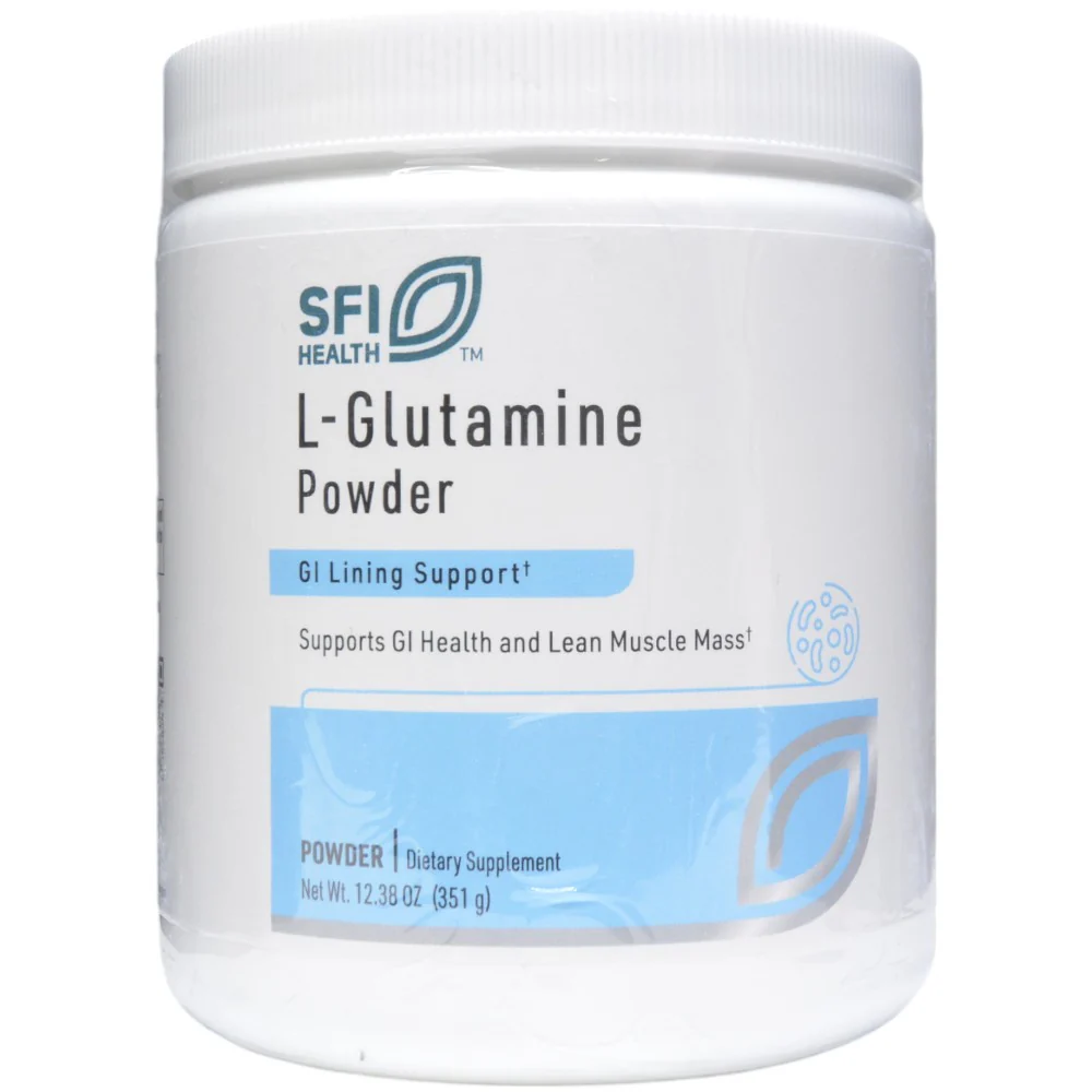 L-Glutamine Powder 300 g (60 Servings) by Klaire Labs/SFI Health - Kansas Nuitrition - HNZSDS