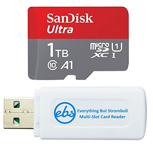 SanDisk 1 Terabyte Ultra Class 10 Memory Card 1TB Memory Card for OLED Nintendo Switch Gaming Console (SDSQUA4-1T00-GN6MN) UHS-I Bundle with (1)