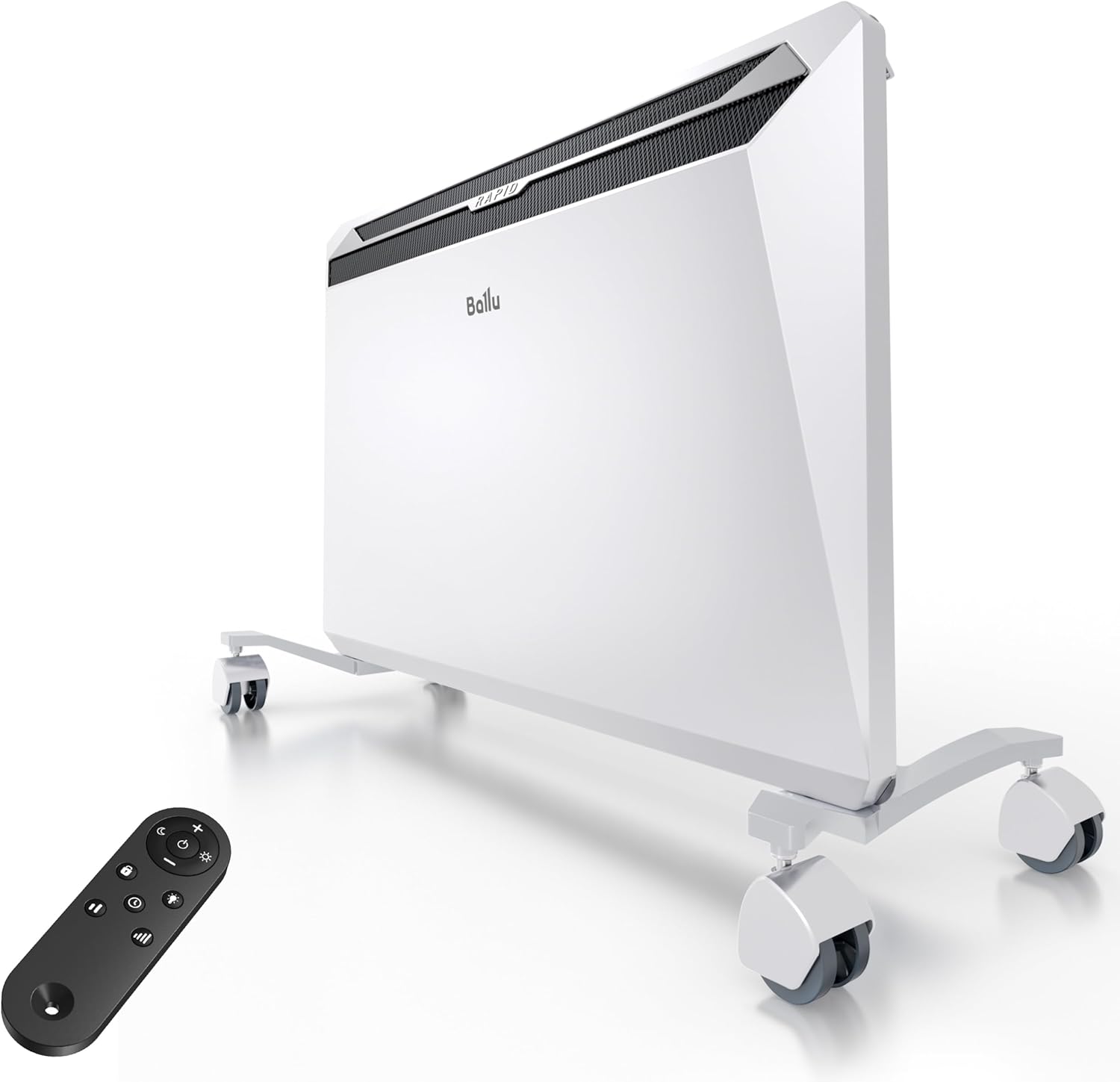 Ballu Convection Space Heaters for Indoor Use,1500W Whole Room Heating with Remote,24 hours Timer,Eco,Stand & Wall mount