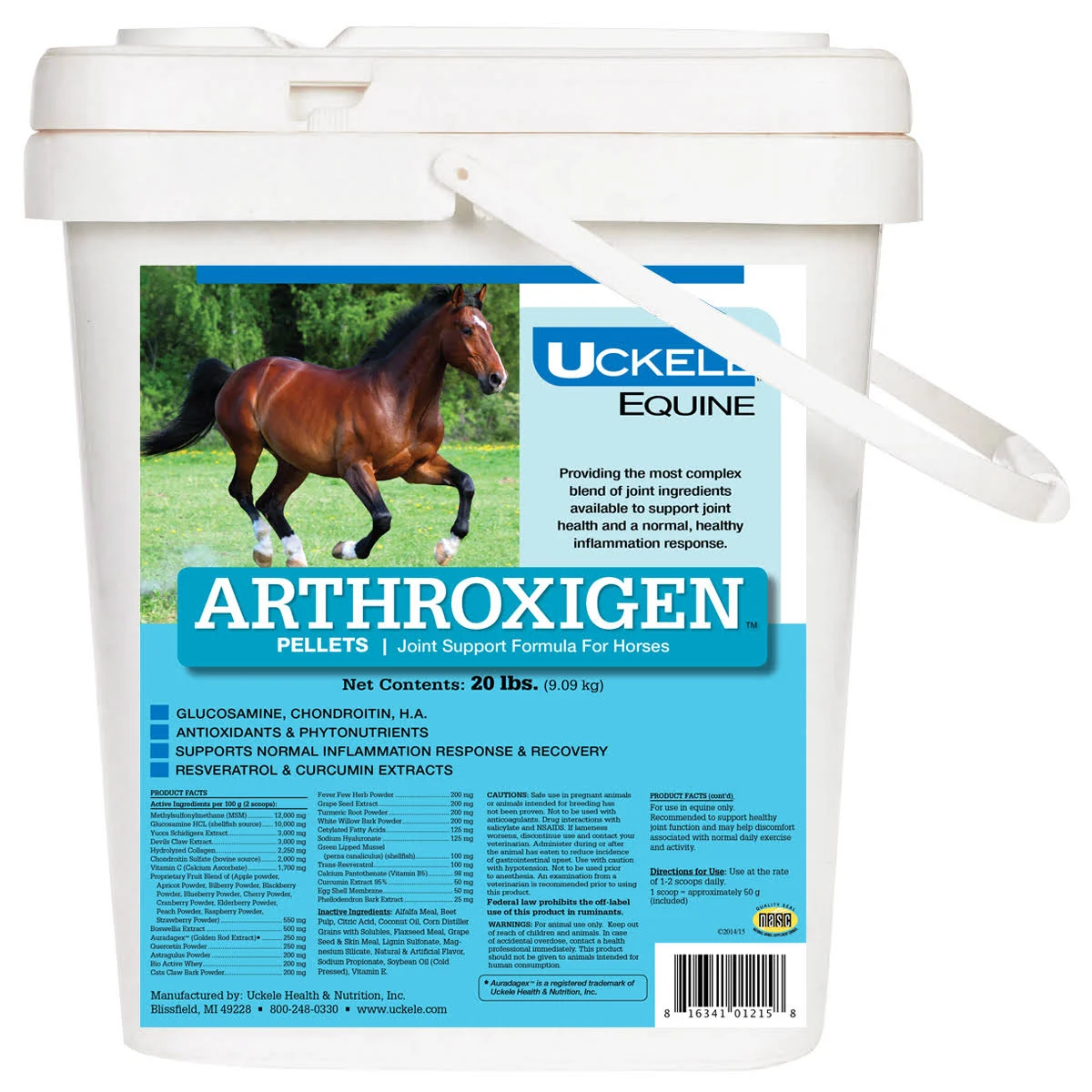 Uckele Arthroxigen Pellets 20 lbs