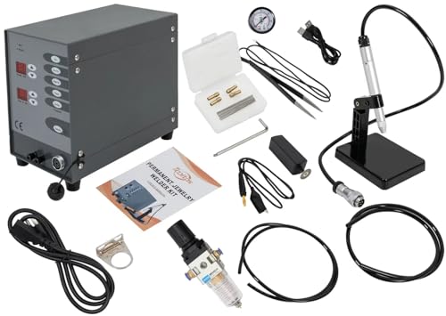 100W Permanent Jewelry Welder Machine Kit 110V Pulse Arc Welder for Permanent Jewelry Spot Welding Machine Jewelry Welder Machine Kit for DIY Jewelry
