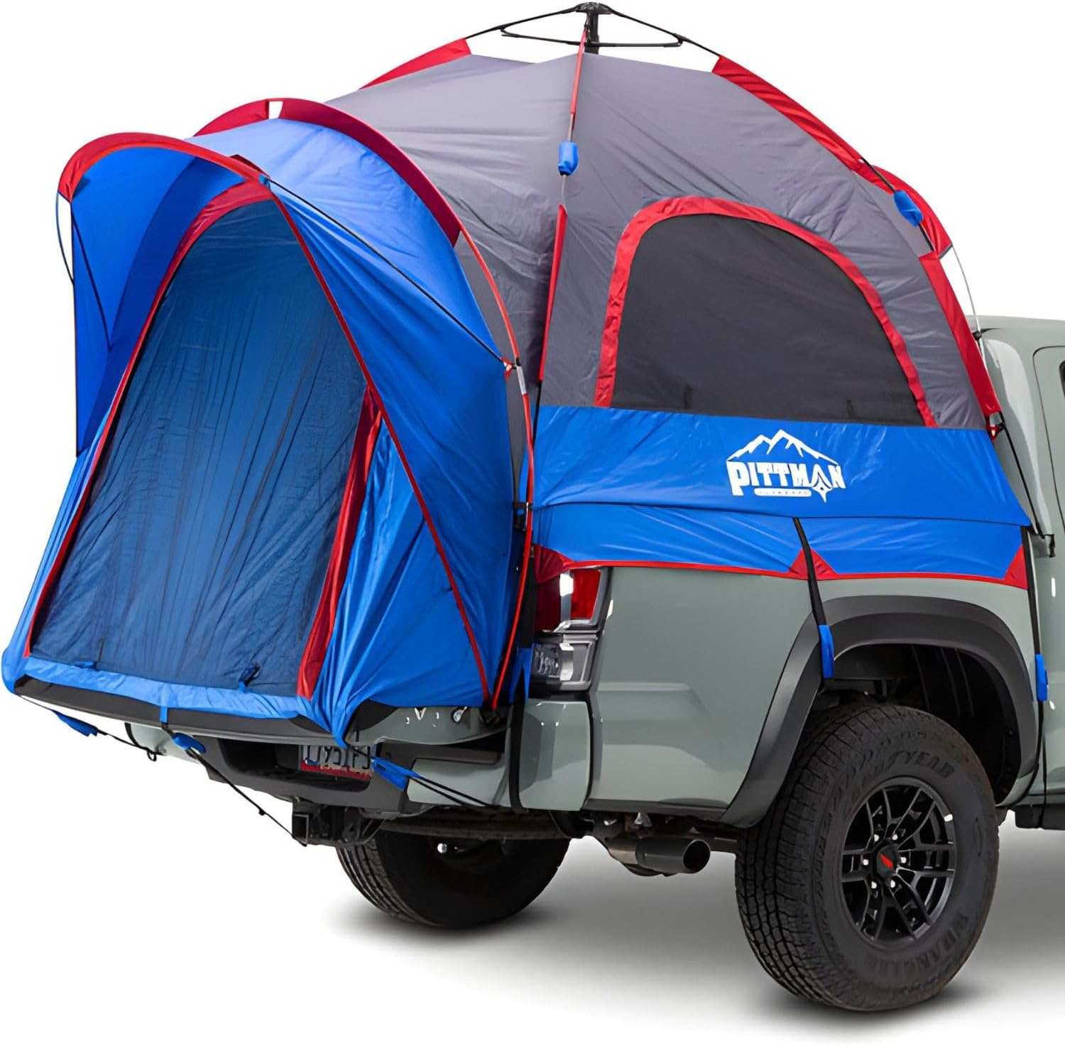 Pittman Outdoors EZ-UP Truck Bed Tent - Ultimate Truck Bed Tent System for Outdoor and Camping Enthusiasts
