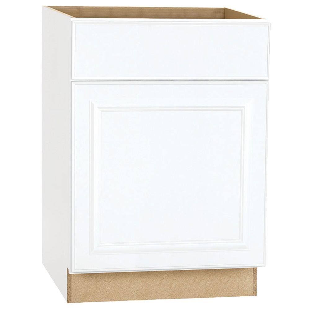 Hampton Bay 2478251 Base Cabinet, White, 24x24 in.