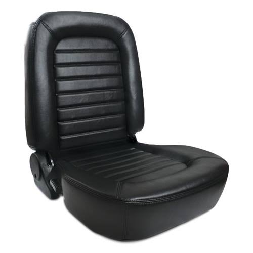 Procar 80-1550-58L Red Vinyl Driver Side Classic Low Back DLX Seat