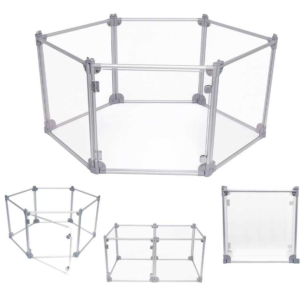 Front Row Front Row Foldable Dog Playpen Pen Durable Indoor Outdoor Portable Crate Kennel Safe Accessories for Puppy - Pet Supplies online store